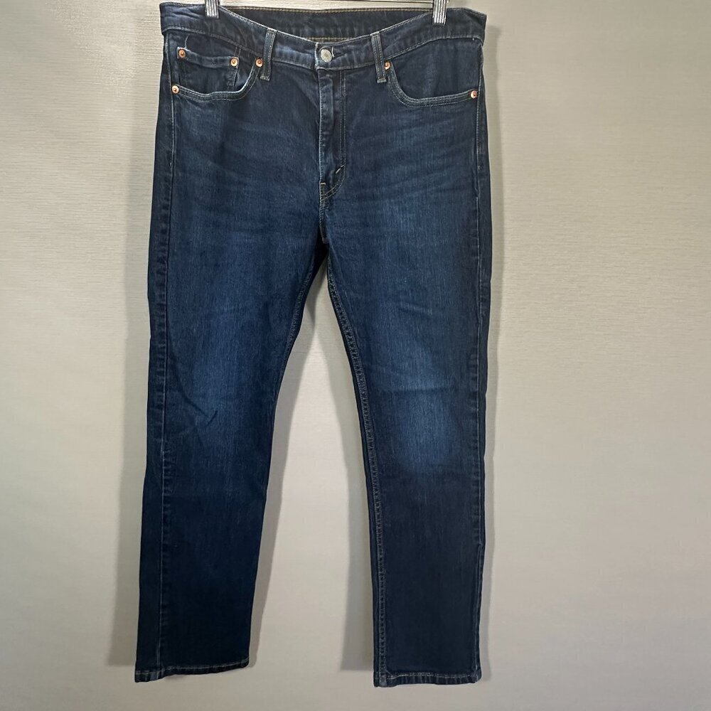 Levis 511 Jeans Mens 36 Slim Fit Medium Wash Cotton Logo Pockets